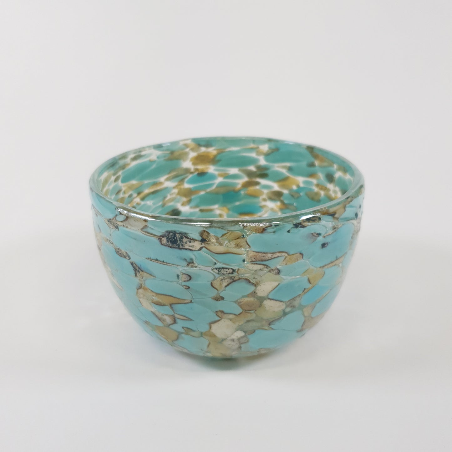Sirena Turquesa Edition - Turquoise & Marbled Contemporay Bowl