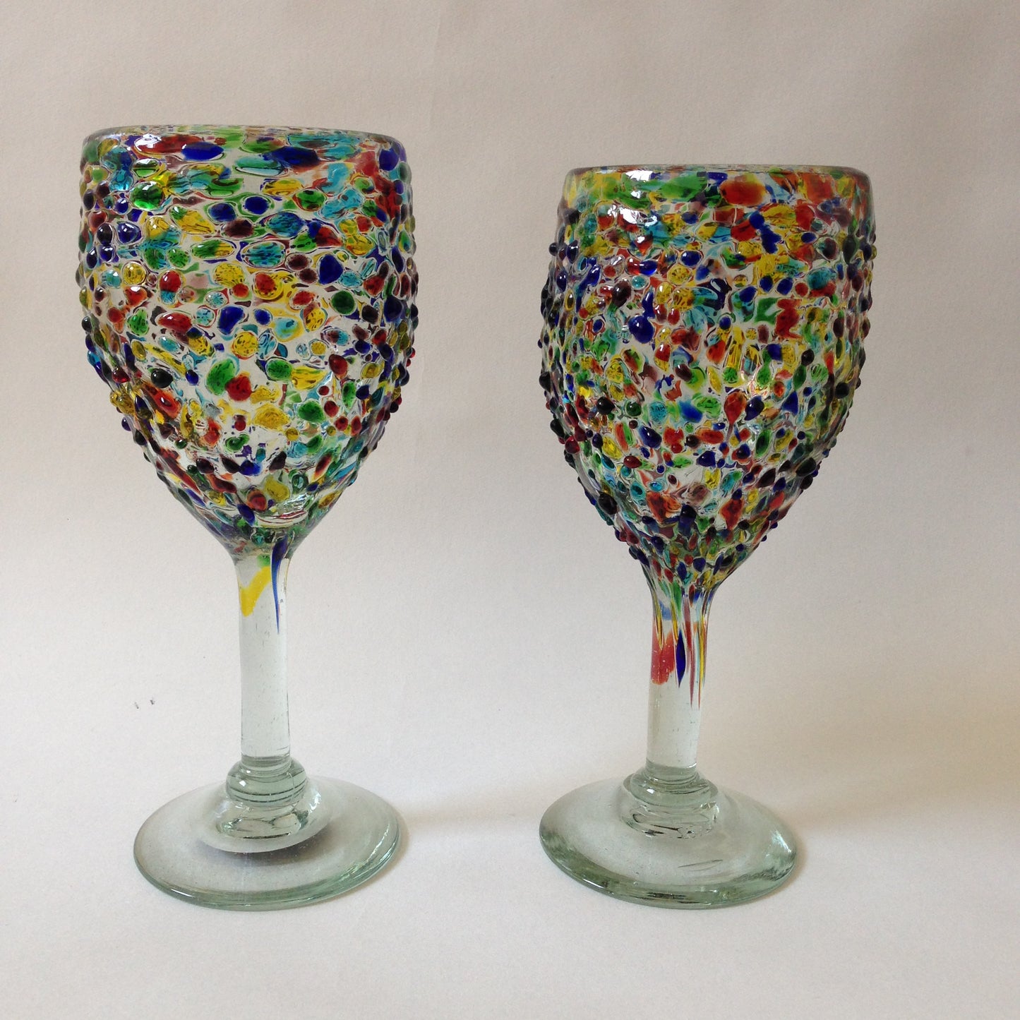 Barcelona Hand-Blown Wine Glasses (Set of 2)