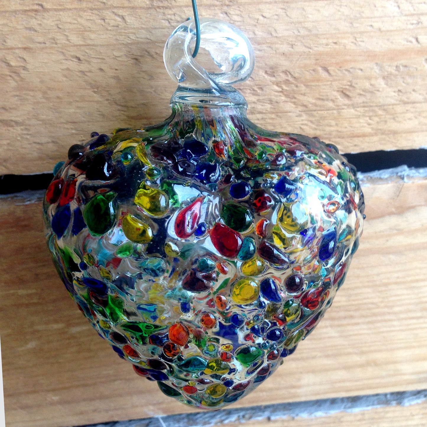 Barcelona Edition - Mexican Ornamental hand blown glass heart