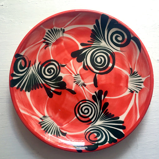 Rosa Red Ceramic Large Plate