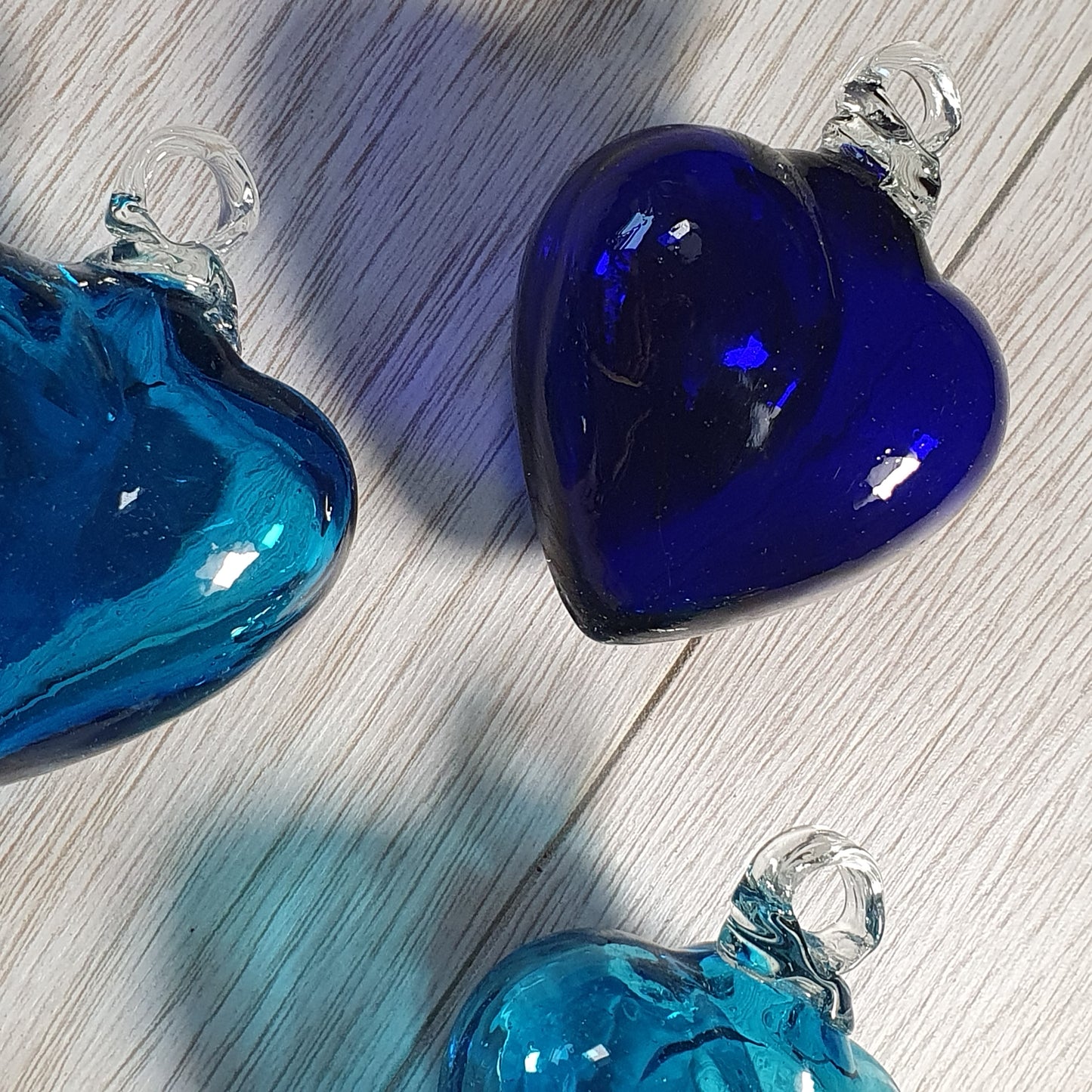 Blue Ornamental glass heart